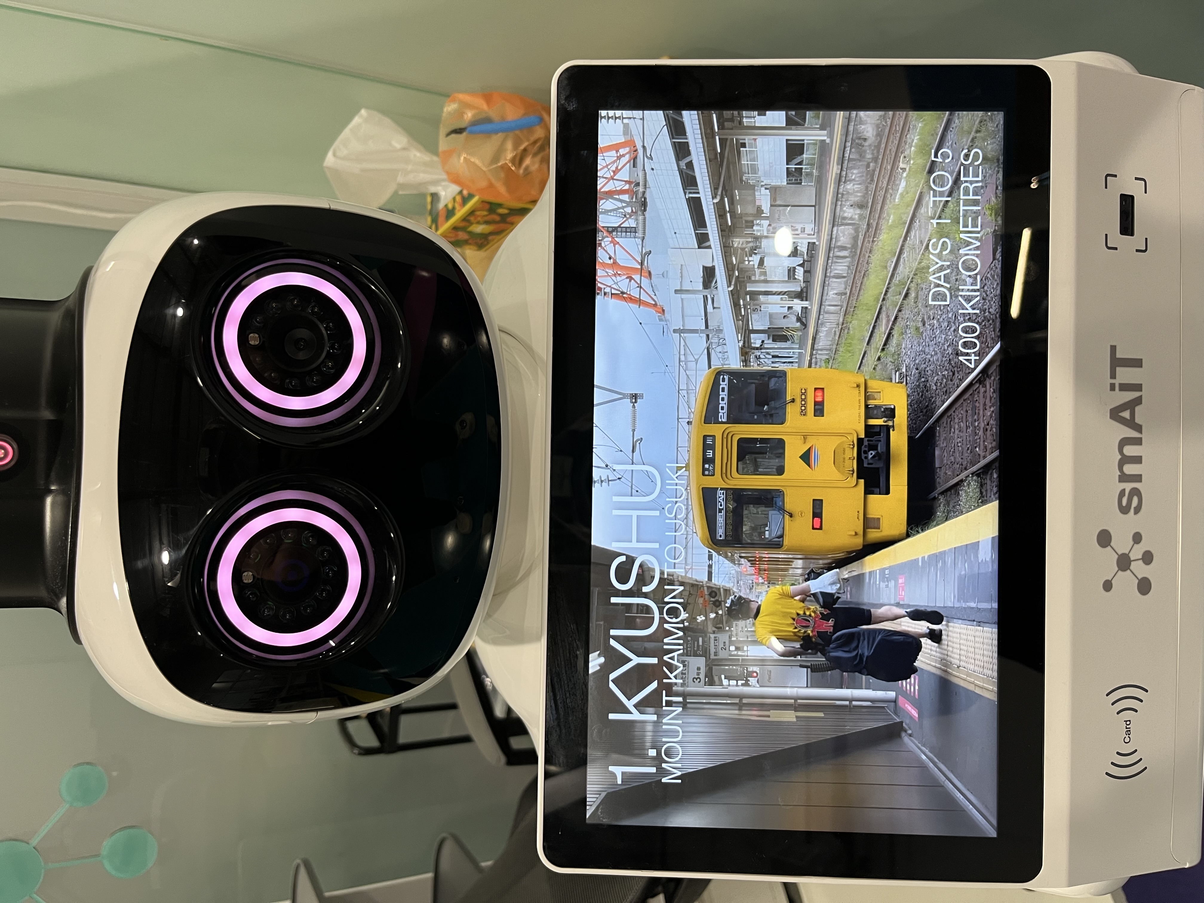 Kyushu Travel Route - Train Station Display